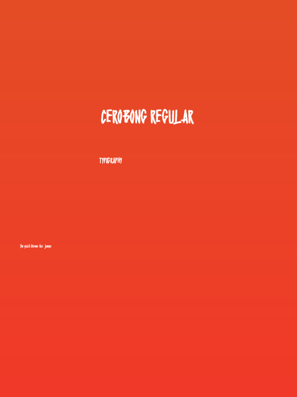 Cerobong Regular Poster