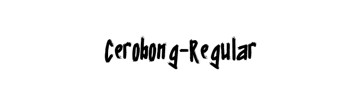 Cerobong-Regular  font caratteri gratis