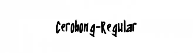 Cerobong-Regular  Frei Schriftart Herunterladen
