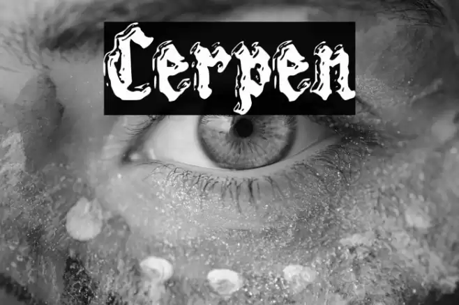 Cerpen Font examples
