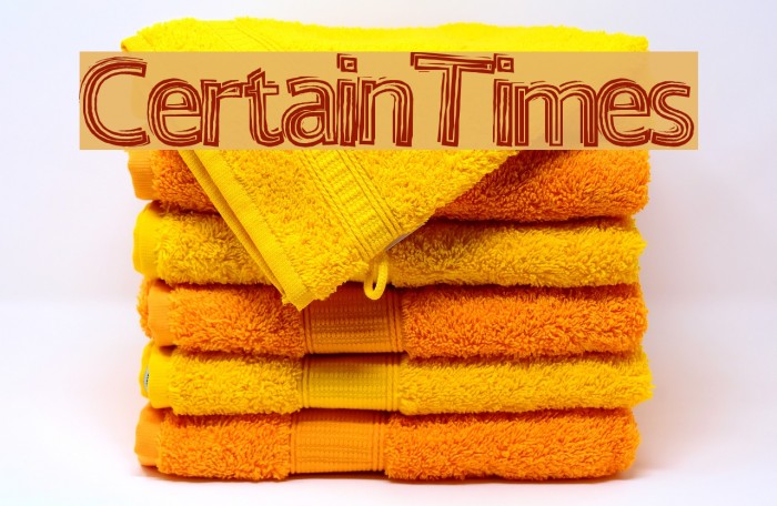 CertainTimes Font examples