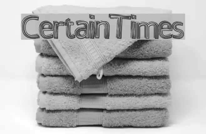 CertainTimes Fonte examples