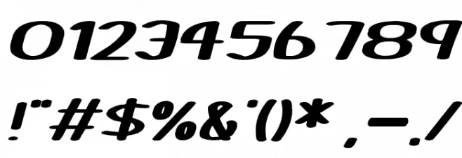 Certainly Italic Font OTHER CHARS