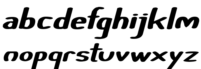 Certainly Italic Font LOWERCASE