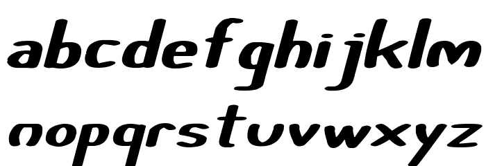 Certainly Italic Font LOWERCASE