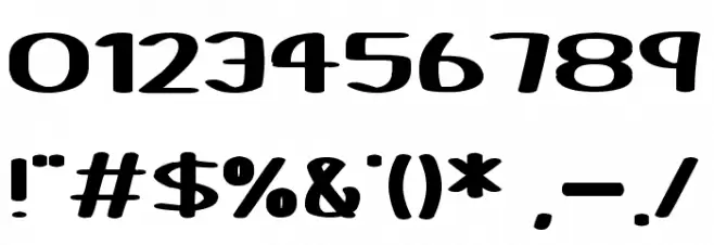 Certainly Font OTHER CHARS