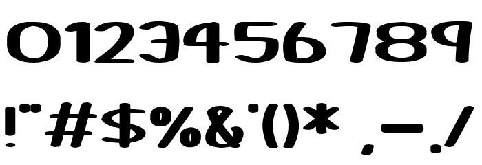 Certainly Font OTHER CHARS
