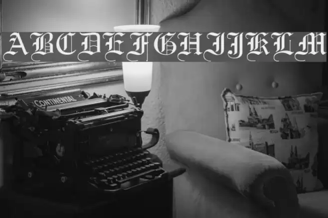 Certificate Font examples