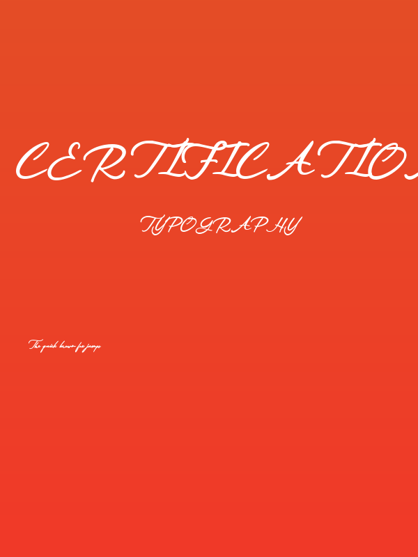 Certification from the Queen Poster