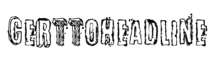 CerttoHeadline  font caratteri gratis