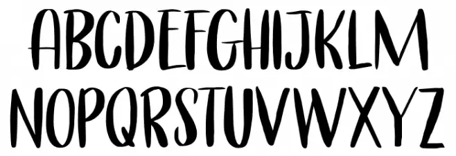 Cerulean Blue Caps DEMO Regular Schriftart Groß