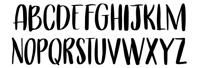 Cerulean Blue Caps DEMO Regular Font LOWERCASE