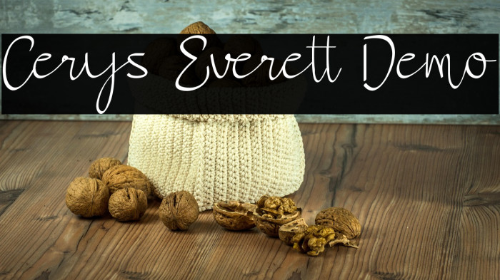 Cerys Everett Demo Example 2