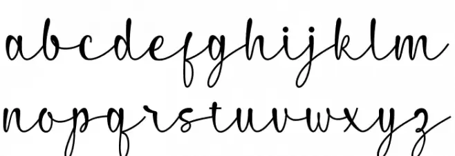 Ceryson Demo Script Font LOWERCASE