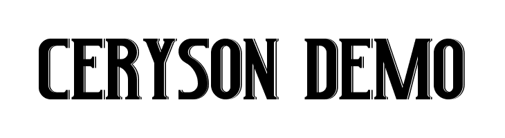 Ceryson Demo  Free Fonts Download