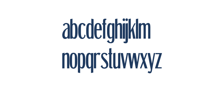 Cesare Regular Lowercase