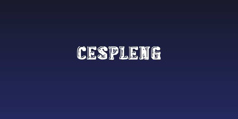 Cespleng Social Header
