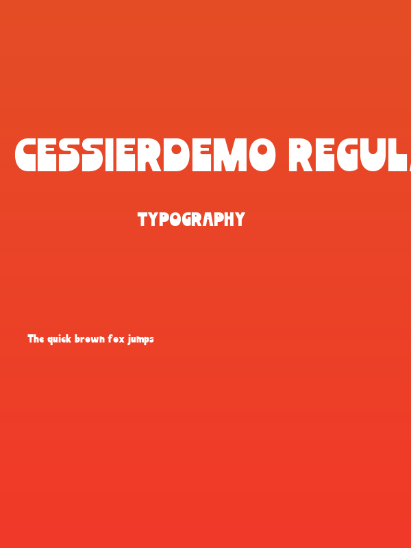 CessierDEMO Regular Poster