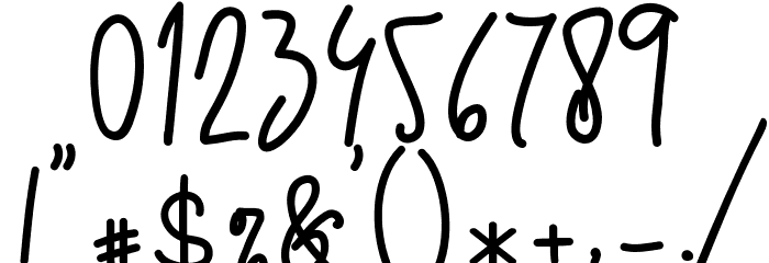 CestLaIsabelly Font OTHER CHARS