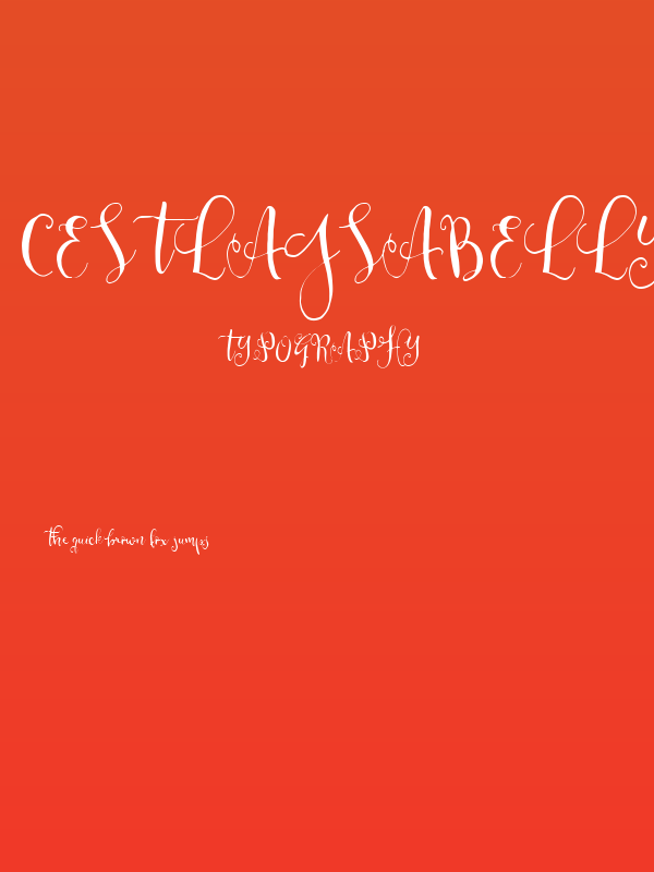 CestLaIsabellyAlt Poster