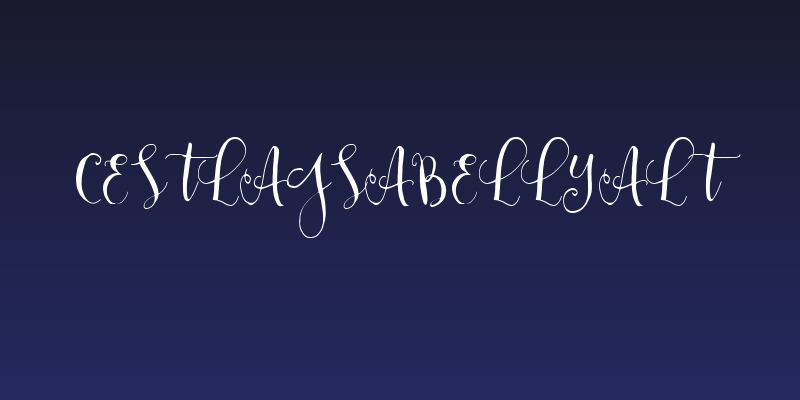 CestLaIsabellyAlt Social Header