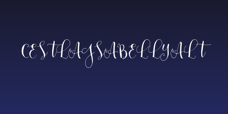 CestLaIsabellyAlt Social Header