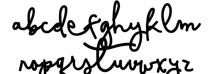 CestLaIsabelly Font LOWERCASE