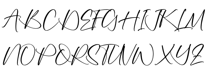 Cestany Font UPPERCASE