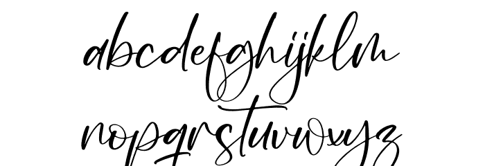 Cestany Font LOWERCASE