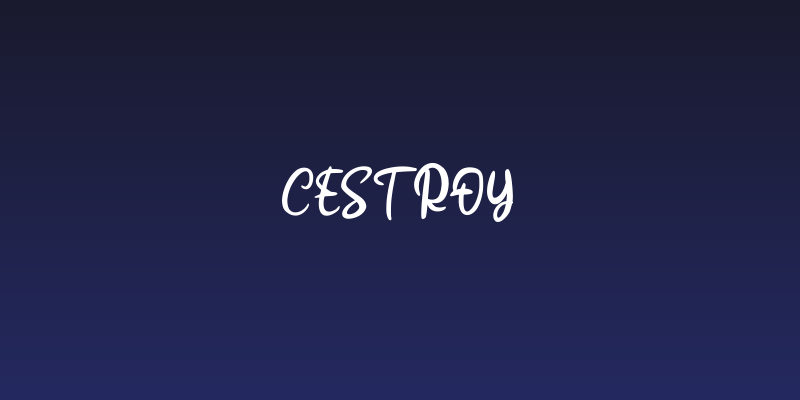 Cestroy Social Header