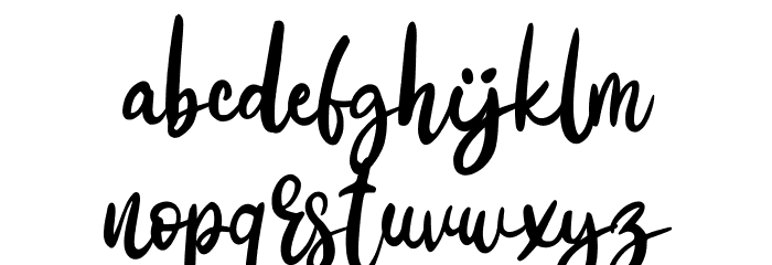 Cestroy Font LOWERCASE