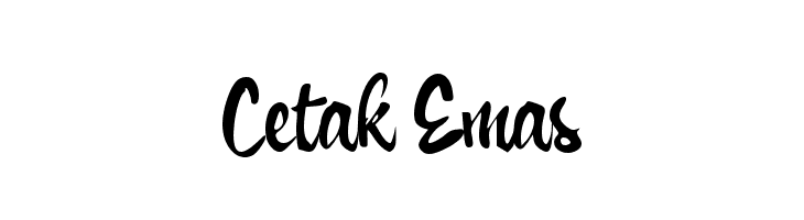 Cetak Emas  font caratteri gratis