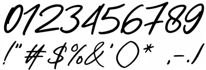 Cetary Font OTHER CHARS