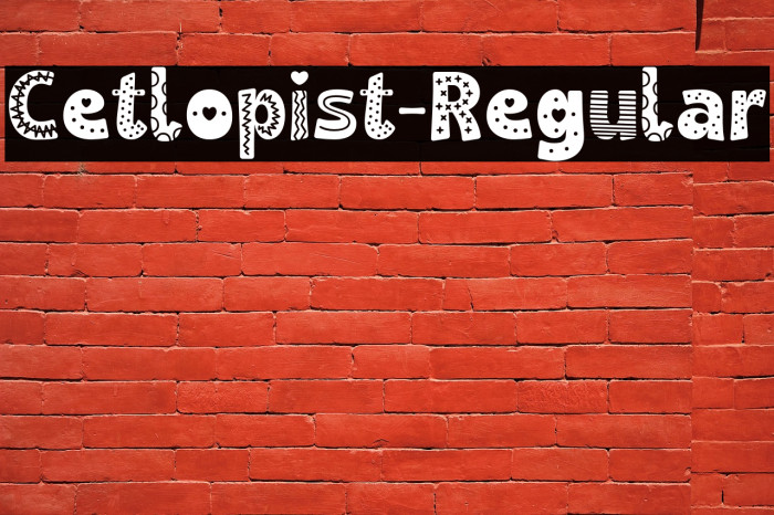 Cetlopist-Regular Example 3