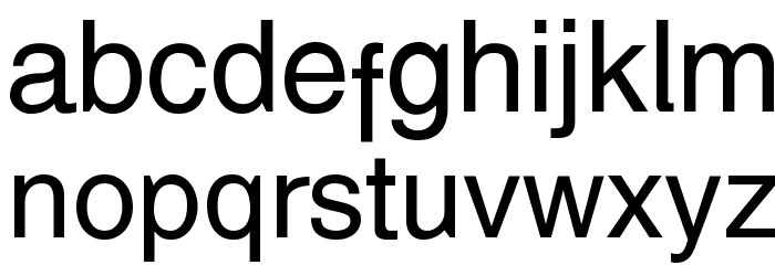 Cetus Font LOWERCASE