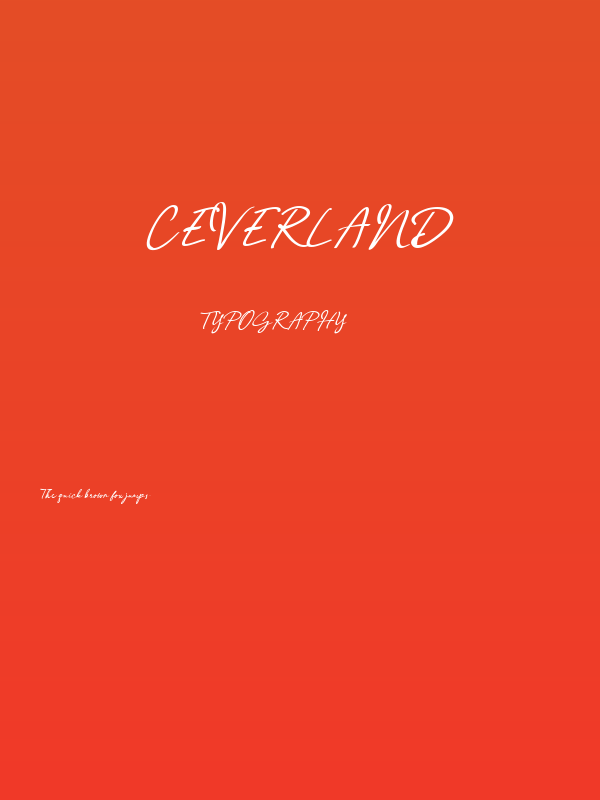Ceverland Poster