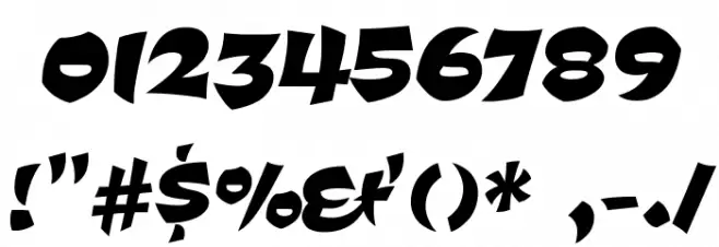 Ceviche One Regular Шрифта ДРУГИЕ символов