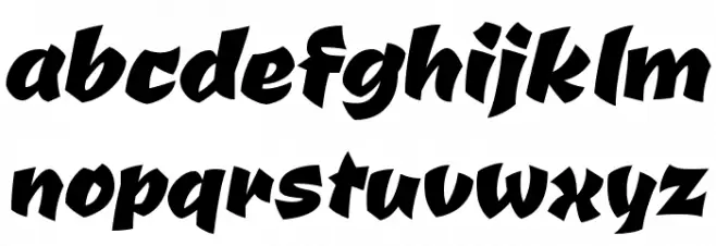 Ceviche One Regular Шрифта строчной