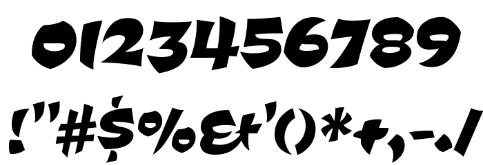 Ceviche One Font OTHER CHARS