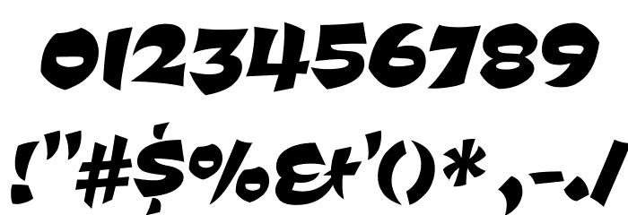 Ceviche One Font OTHER CHARS