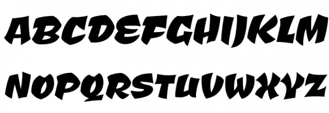 Ceviche One Font Litere mari