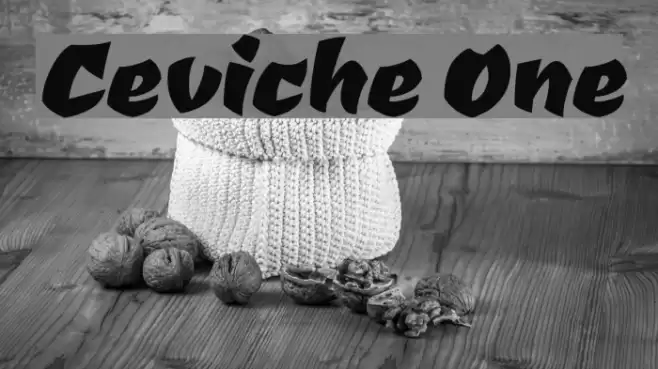 Ceviche One フォント examples