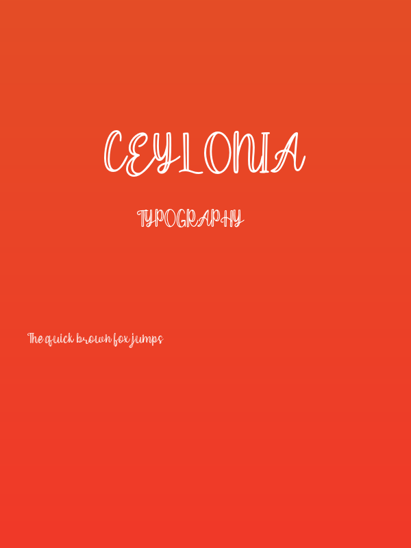 Ceylonia Poster