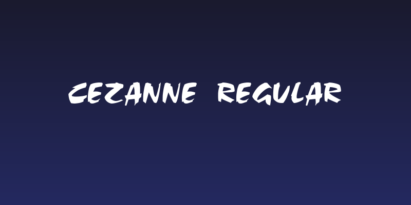 Cezanne Regular Social Header