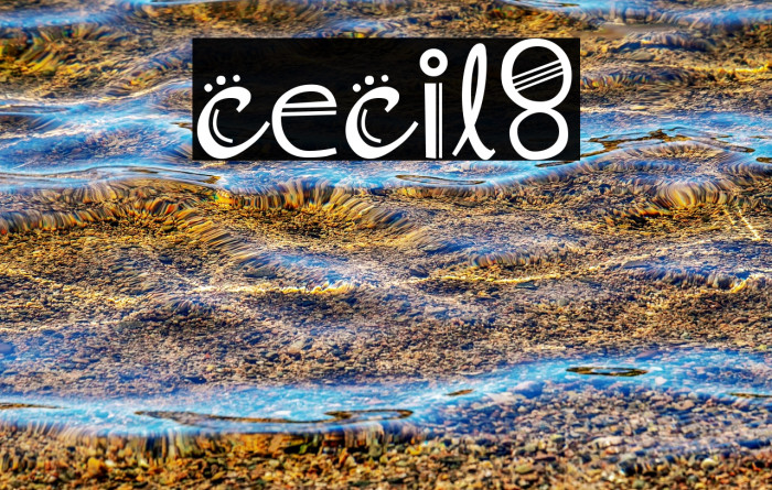 cecil8 Font examples