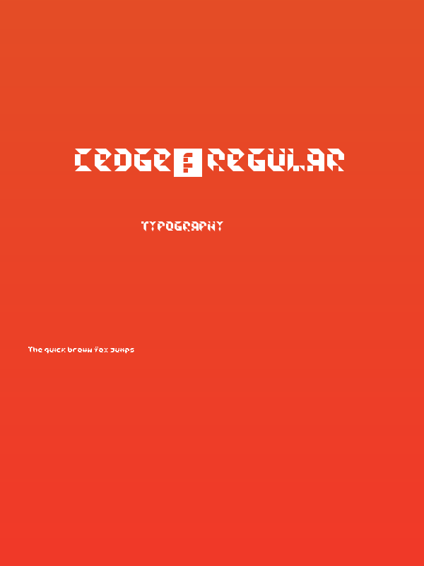 cedge1 Regular Poster