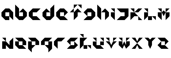 cedge1 Regular Font LOWERCASE