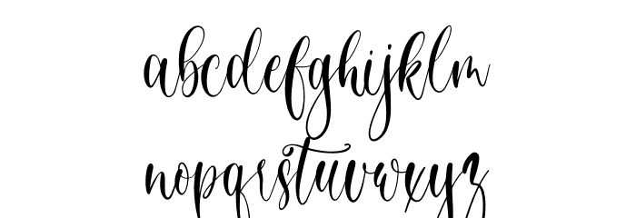 celebrate Font LOWERCASE