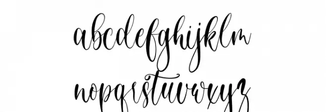 celebrate خط أحرف صغيرة