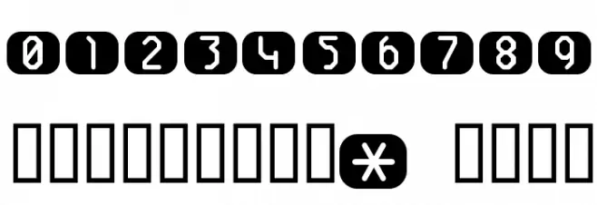 cellpic Font OTHER CHARS